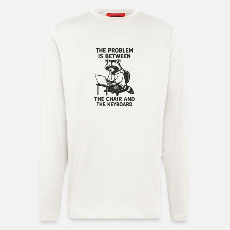 Problem between chair and keyboard - Longsleeve - made by SPREAD  - OFF WHITE