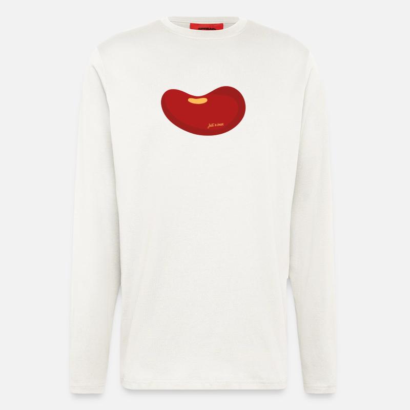 Nur eine Bohne - Langarmshirt - made by SPREAD  - OFF WHITE