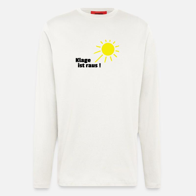 Klage ist raus Sonne - Langarmshirt - made by SPREAD  - OFF WHITE