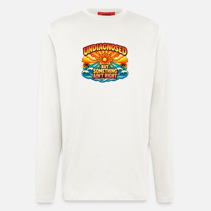 Not diagnosed, but something is wrong - Longsleeve - made by SPREAD  - OFF WHITE