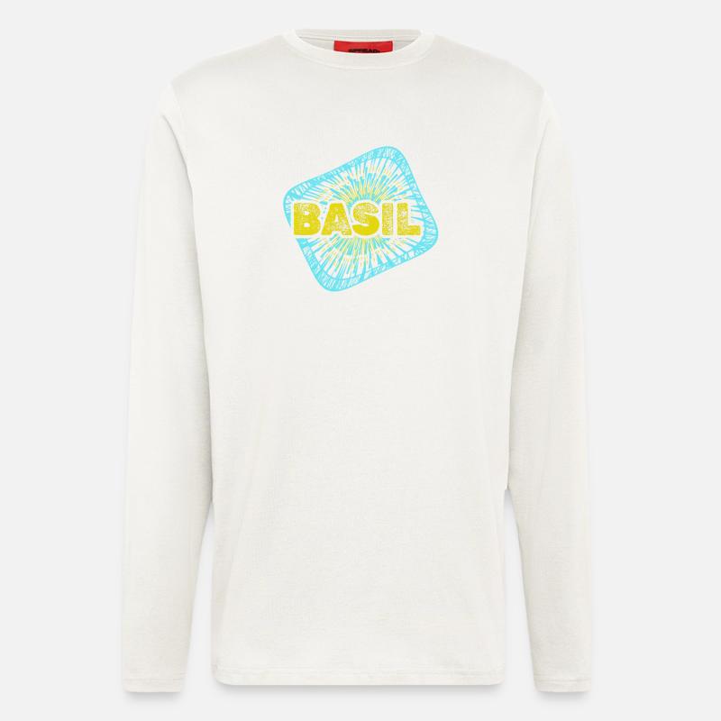 Basil as a hobby - Longsleeve - made by SPREAD  - OFF WHITE