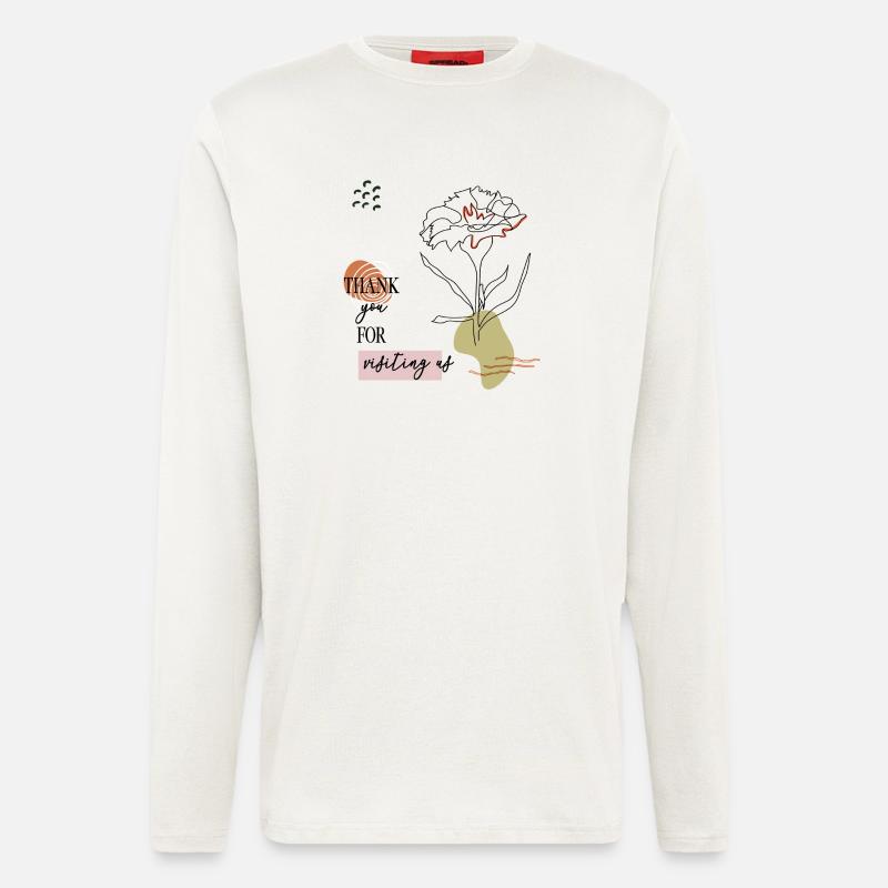 Danke Gruß  - Langarmshirt - made by SPREAD  - OFF WHITE