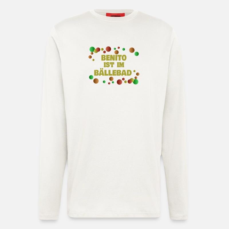 Be als Baellebad - Langarmshirt - made by SPREAD  - OFF WHITE