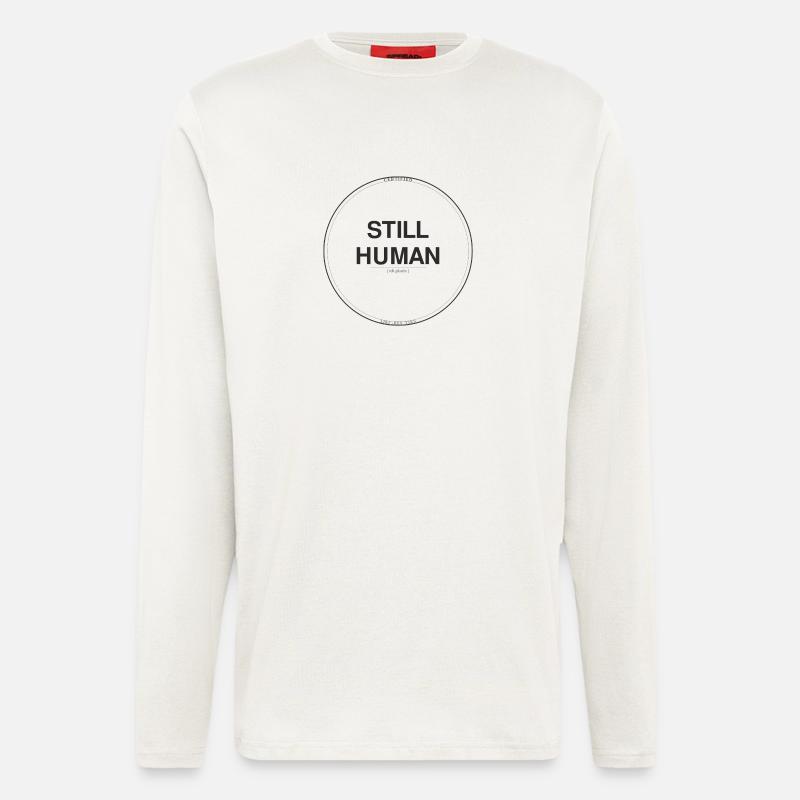 Noch Mensch – Ich glaube - Langarmshirt - made by SPREAD  - OFF WHITE