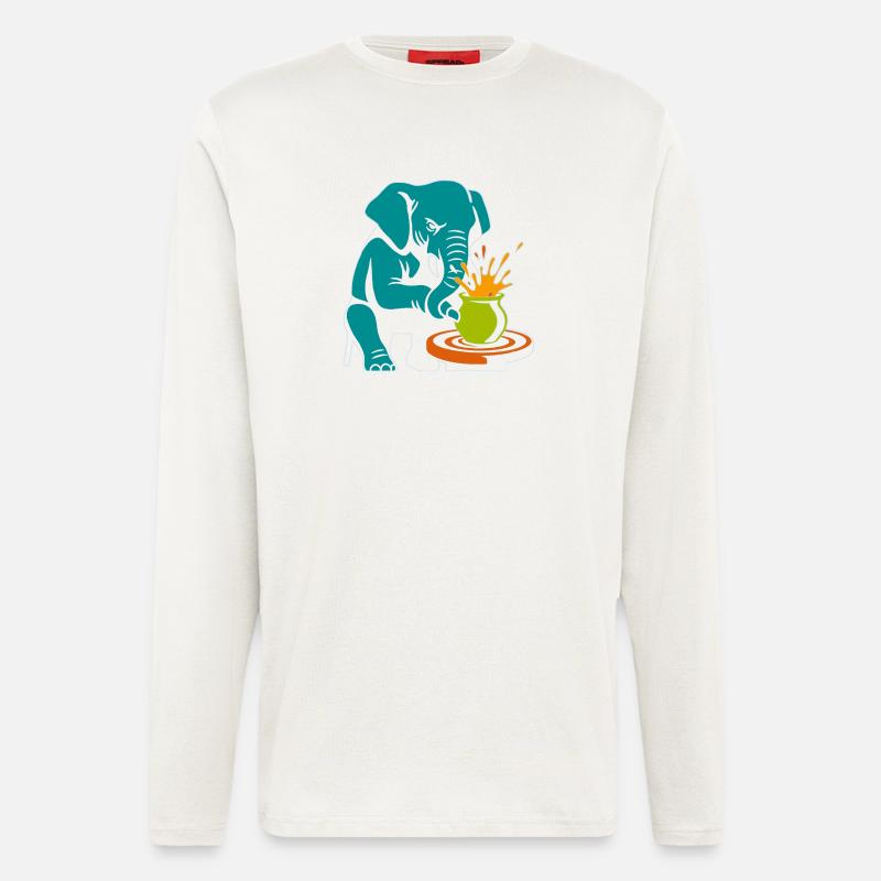 Trunk Master – Glaze Anarchy - Langarmshirt - made by SPREAD  - OFF WHITE