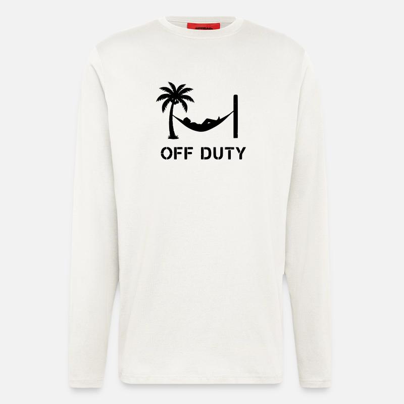 Hängematte Off Duty Feierabend - Langarmshirt - made by SPREAD  - OFF WHITE