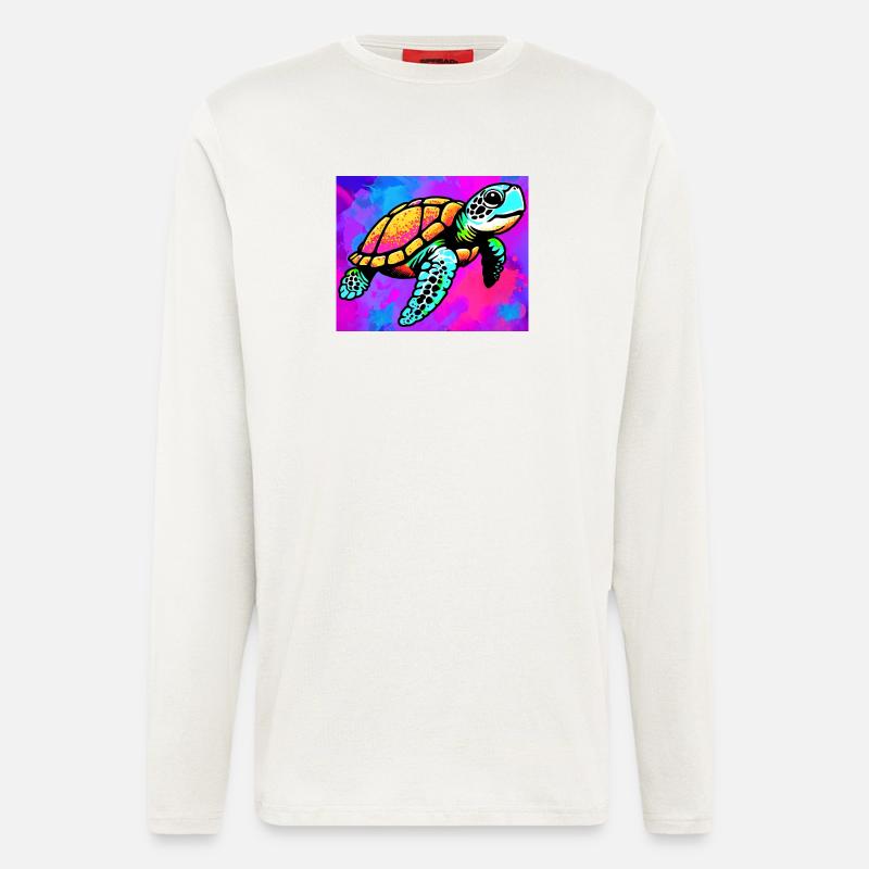turtle - Longsleeve - made by SPREAD  - OFF WHITE