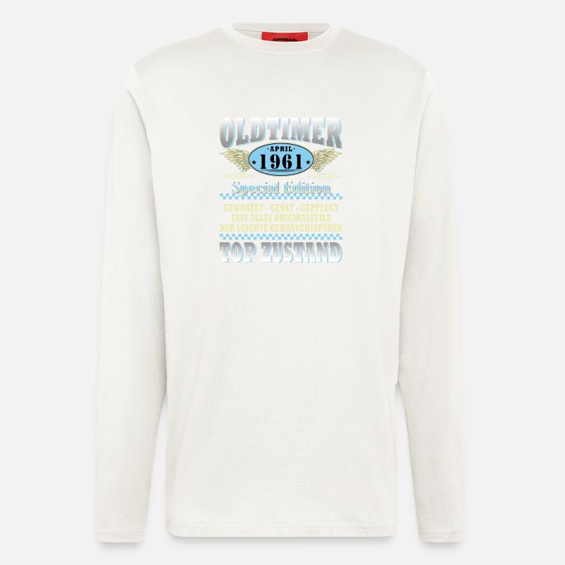 Oldtimer April 1961 Sonderausgabe - Langarmshirt - made by SPREAD  - OFF WHITE