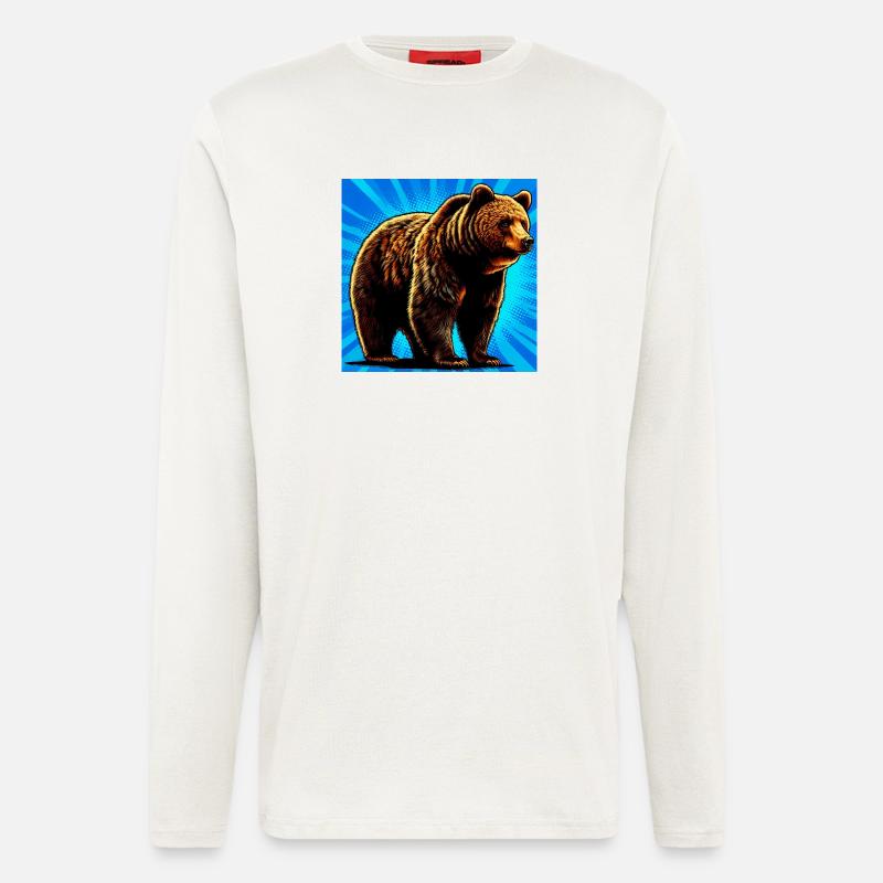 bear - Longsleeve - made by SPREAD  - OFF WHITE