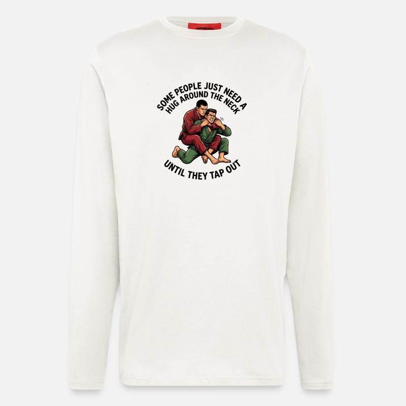 Some people just need a hug - Longsleeve - made by SPREAD - OFF WHITE