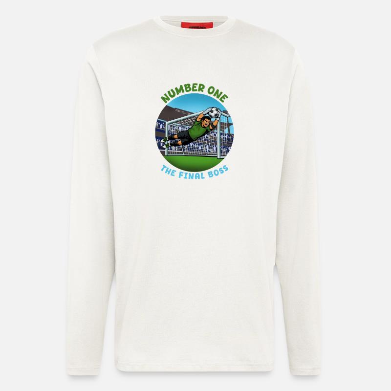 Nummber One Finalboss: Torwart - Langarmshirt - made by SPREAD  - OFF WHITE