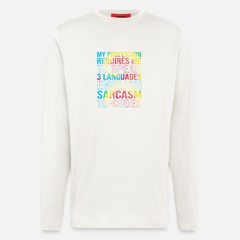 Medical Coder - Longsleeve - made by SPREAD  - OFF WHITE