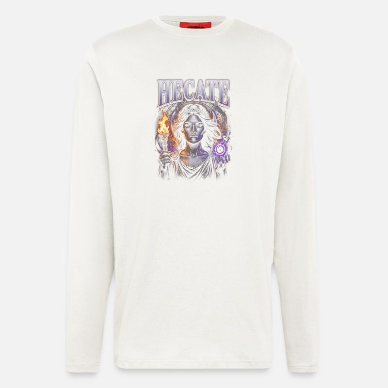 Hecate Fire Magic Gothic - Longsleeve - made by SPREAD  - OFF WHITE