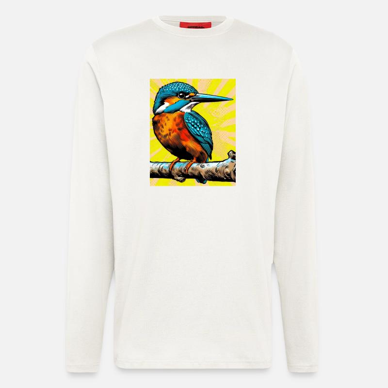 Eisvogel - Langarmshirt - made by SPREAD  - OFF WHITE