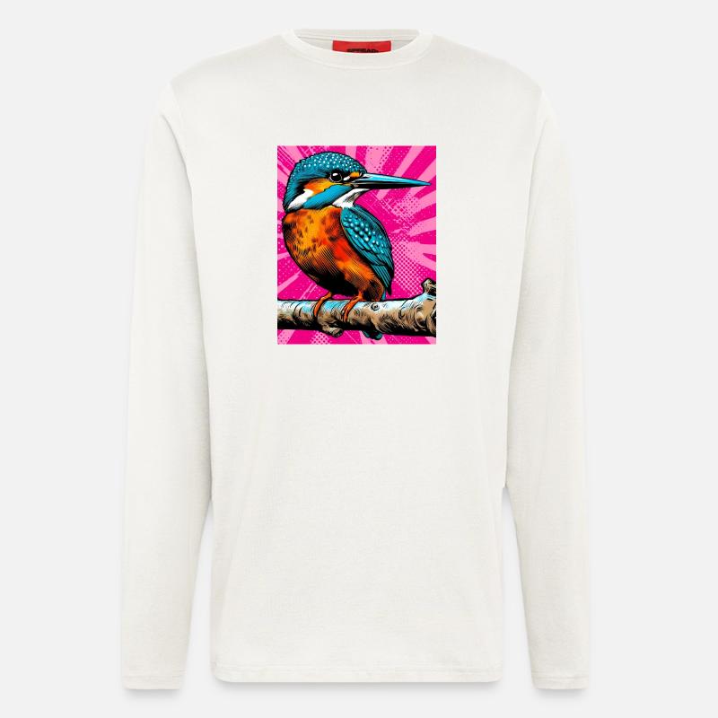 Eisvogel - Langarmshirt - made by SPREAD  - OFF WHITE