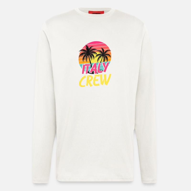 Italien Crew - Langarmshirt - made by SPREAD  - OFF WHITE