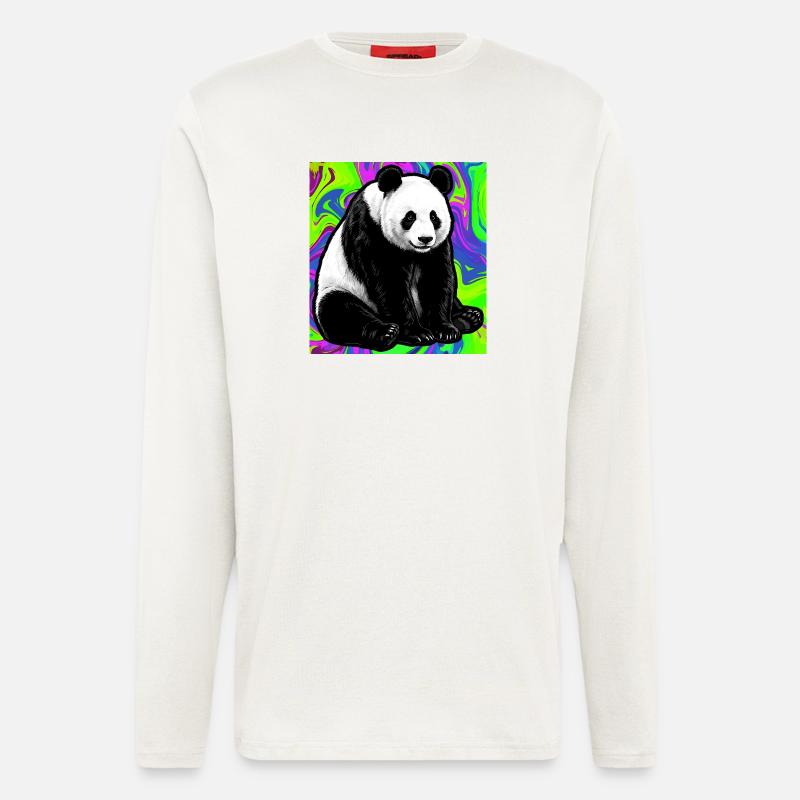 Panda - Langarmshirt - made by SPREAD  - OFF WHITE
