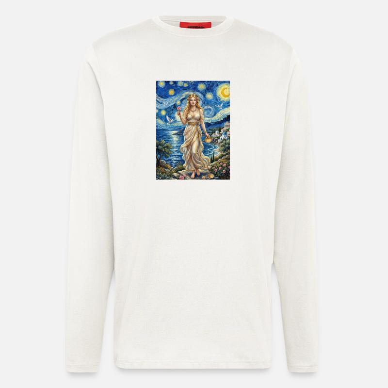 Aphrodite Sternennacht - Langarmshirt - made by SPREAD  - OFF WHITE