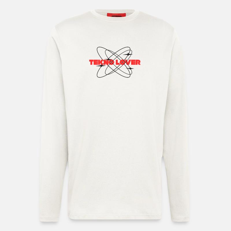 Atomic Orbit Typography - Longsleeve - made by SPREAD  - OFF WHITE