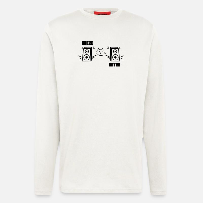 Kitty Cat Rave Techno - Longsleeve - made by SPREAD  - OFF WHITE