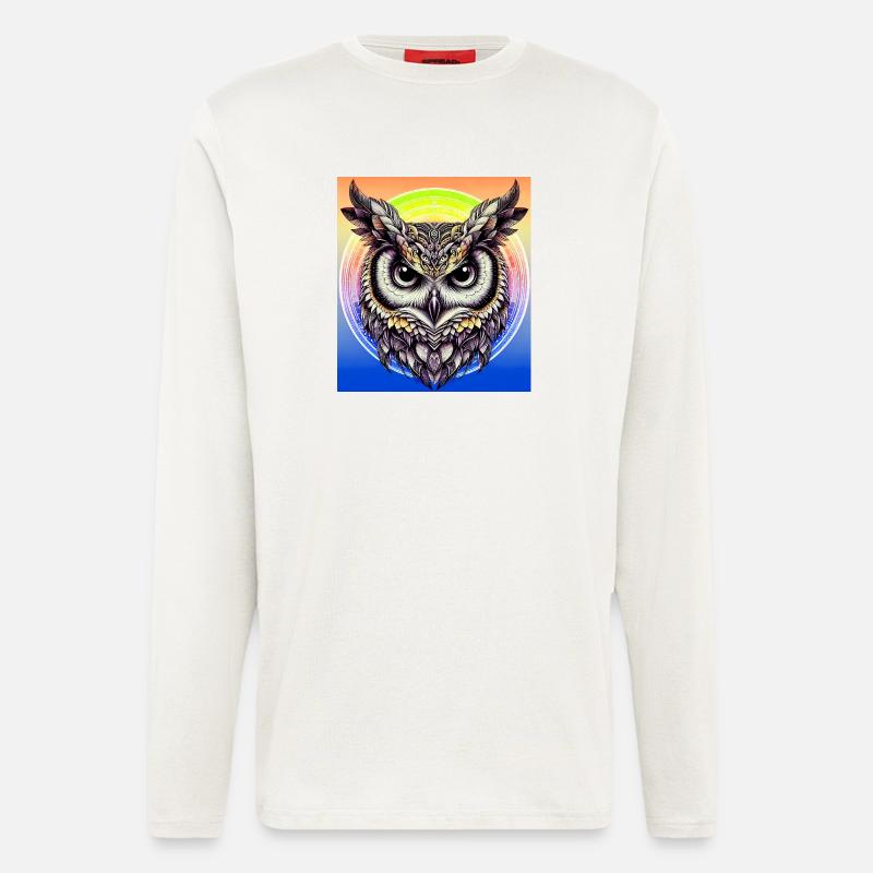 Eule - Langarmshirt - made by SPREAD  - OFF WHITE