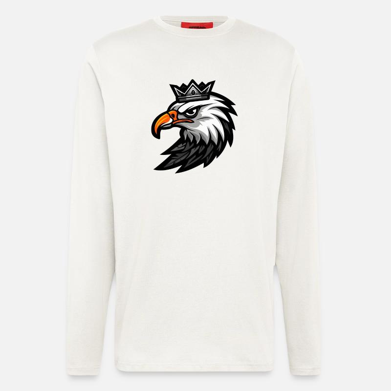Eagle Head Crown - Longsleeve - made by SPREAD  - OFF WHITE