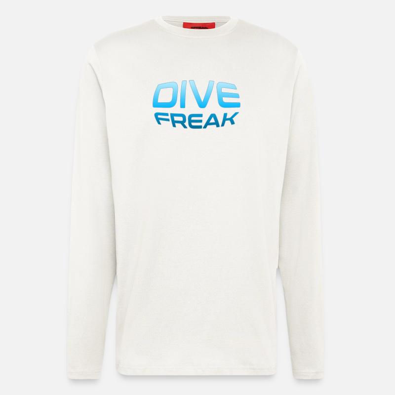 Dive Freak Ocean Pulse - Longsleeve - made by SPREAD  - OFF WHITE