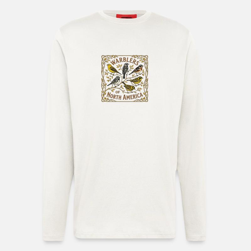 birds - Longsleeve - made by SPREAD  - OFF WHITE