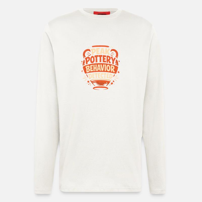 Maximaler Töpfermodus | Keramik - Langarmshirt - made by SPREAD  - OFF WHITE
