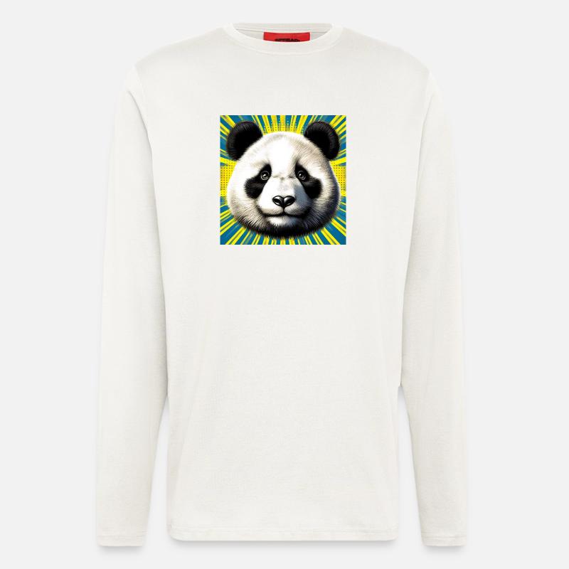panda - Longsleeve - made by SPREAD  - OFF WHITE