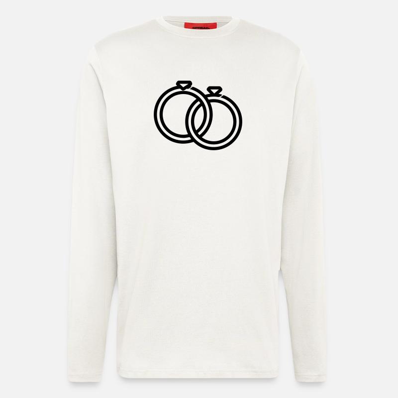 Eheringe - Langarmshirt - made by SPREAD  - OFF WHITE