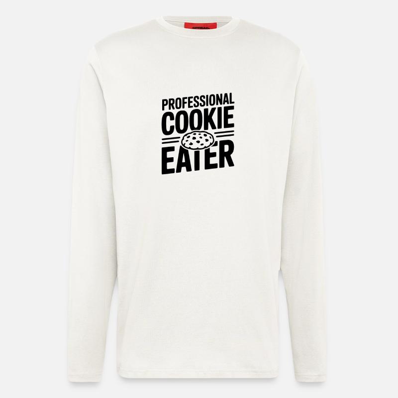 Professional Cookie Eater - Longsleeve - made by SPREAD  - OFF WHITE