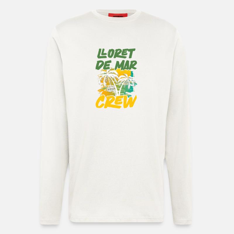 Lloret De Mar Crew - Longsleeve - made by SPREAD  - OFF WHITE