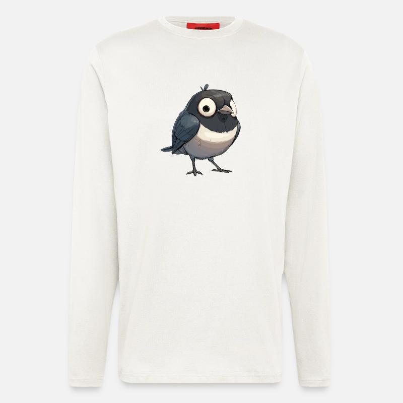 Elstern Elster - Langarmshirt - made by SPREAD - OFF WHITE