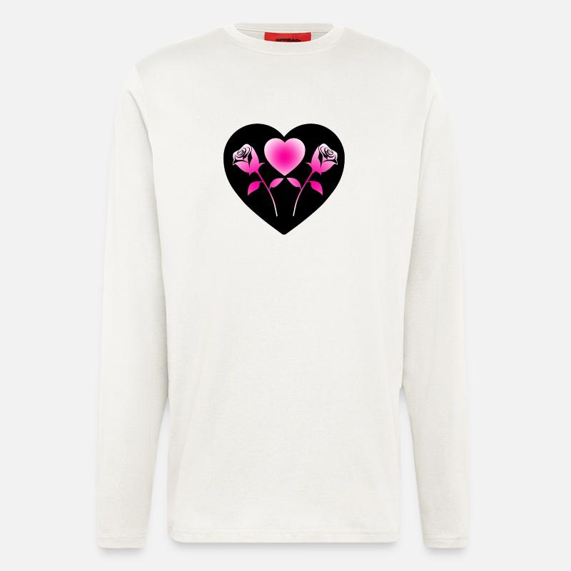 Rosen - Langarmshirt - made by SPREAD  - OFF WHITE