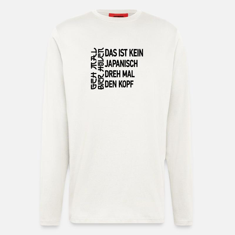 Go get a beer - Longsleeve - made by SPREAD  - OFF WHITE