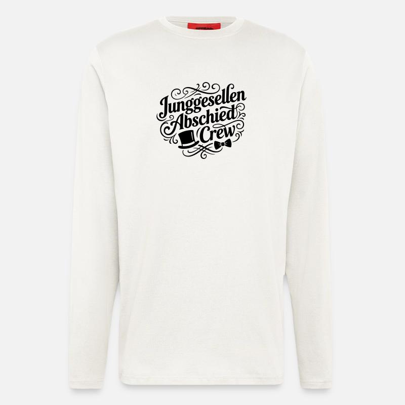 Junggesellenabschied Crew Jga - Langarmshirt - made by SPREAD  - OFF WHITE