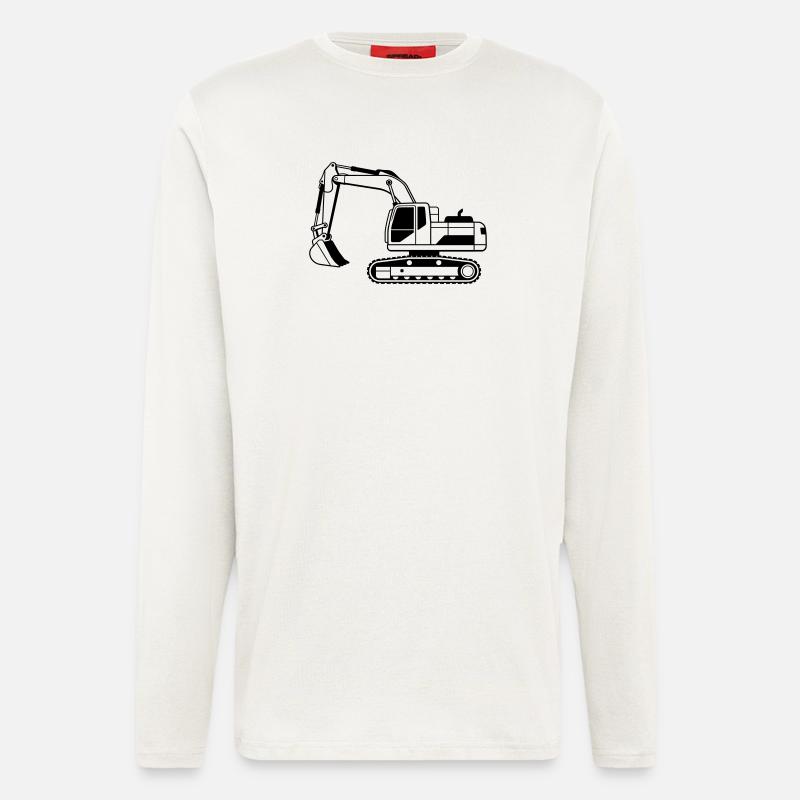 Excavator - Longsleeve - made by SPREAD  - OFF WHITE