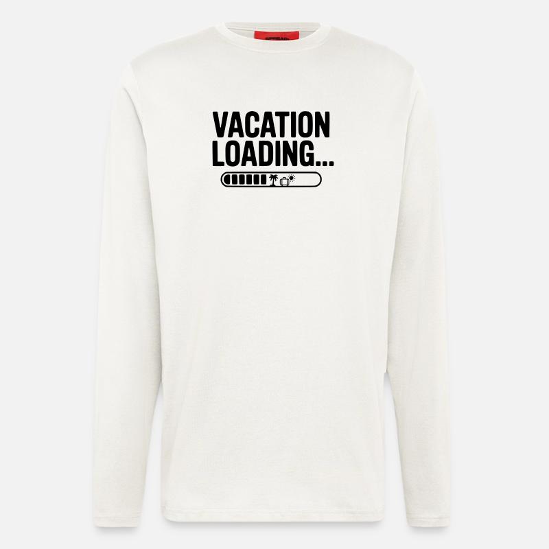 Vacation Loading... - Longsleeve - made by SPREAD  - OFF WHITE