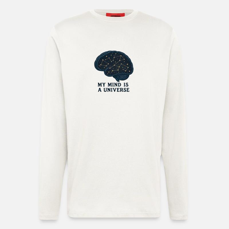 My mind as a universe - Longsleeve - made by SPREAD  - OFF WHITE