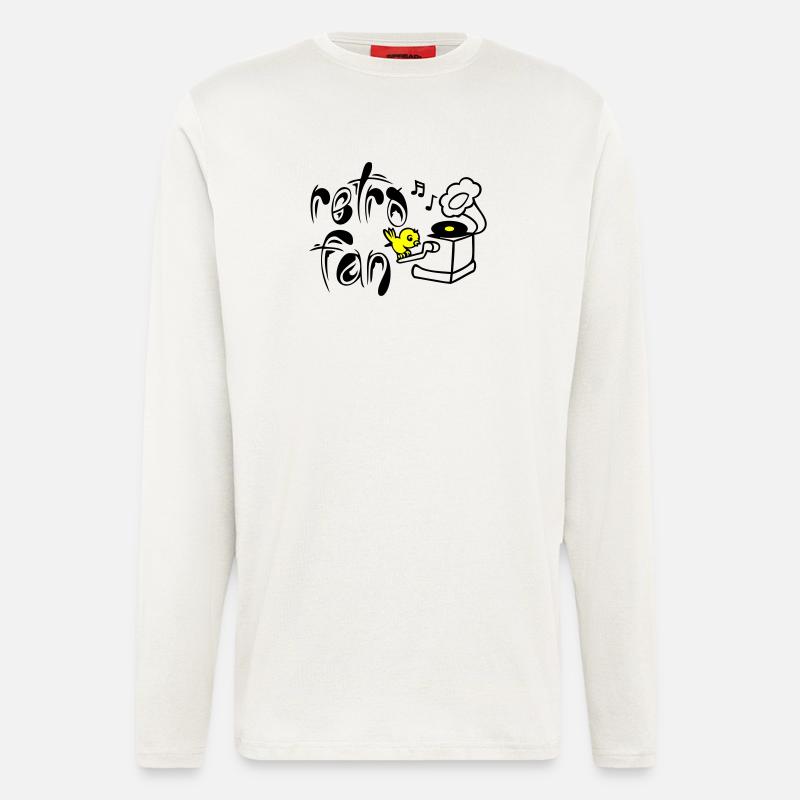 Retro Fan - Longsleeve - made by SPREAD  - OFF WHITE