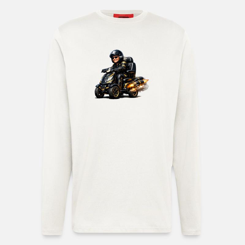 Ardent mobility scooter - Longsleeve - made by SPREAD  - OFF WHITE