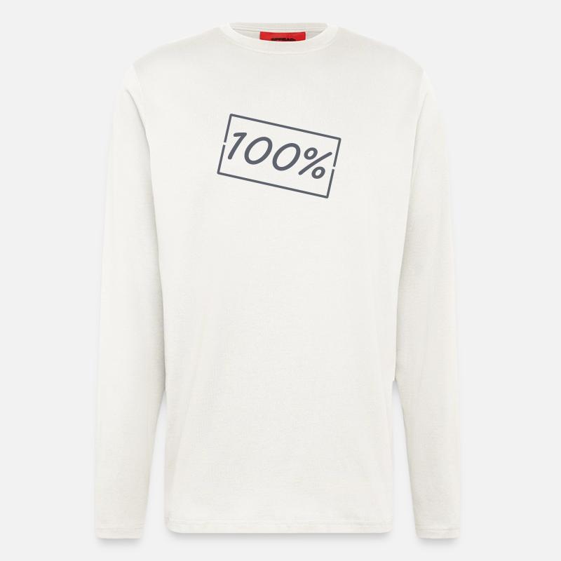 100- - Longsleeve - made by SPREAD  - OFF WHITE