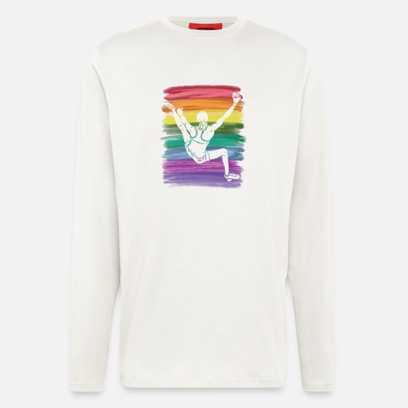 Boulderer Boulder Bouldern - Langarmshirt - made by SPREAD  - OFF WHITE