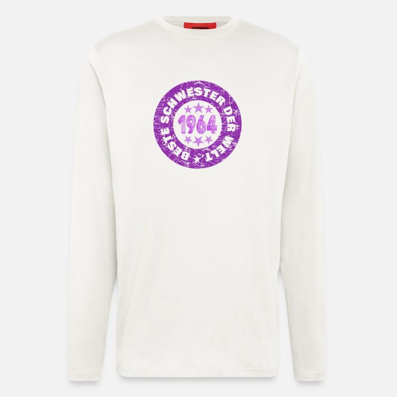 Schwester 1964 - Langarmshirt - made by SPREAD  - OFF WHITE