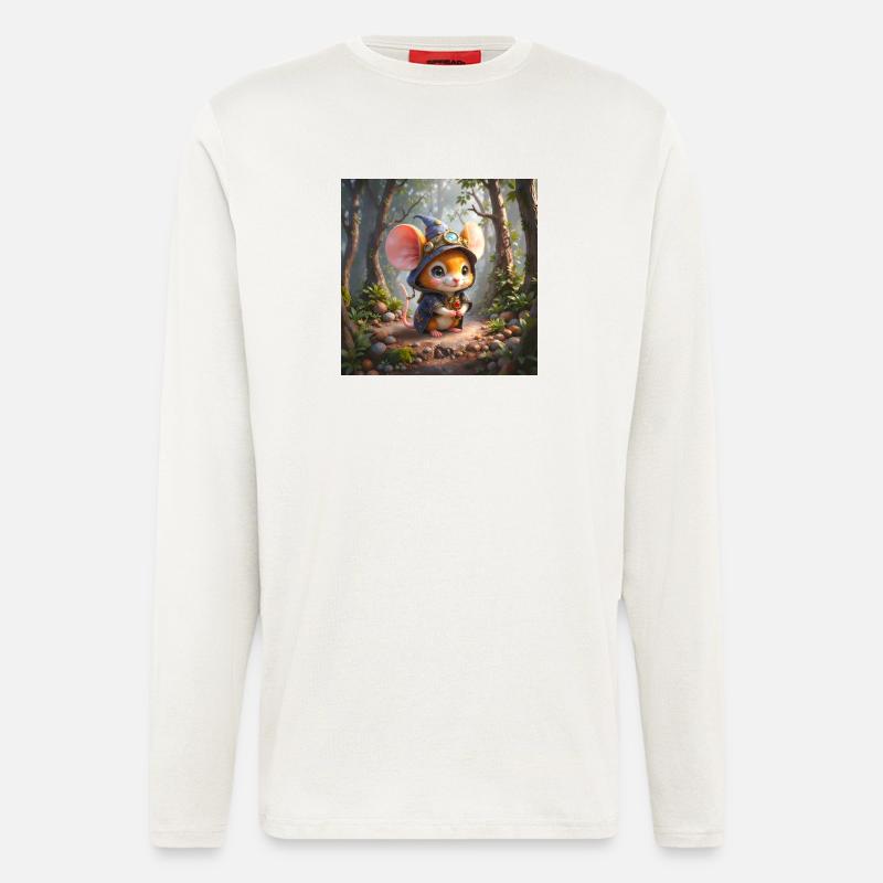 Shining Forest Mage Mouse - Longsleeve - made by SPREAD  - OFF WHITE