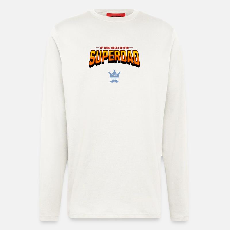 superdad - Langarmshirt - made by SPREAD  - OFF WHITE