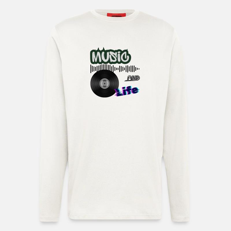 vinyl - Longsleeve - made by SPREAD - OFF WHITE
