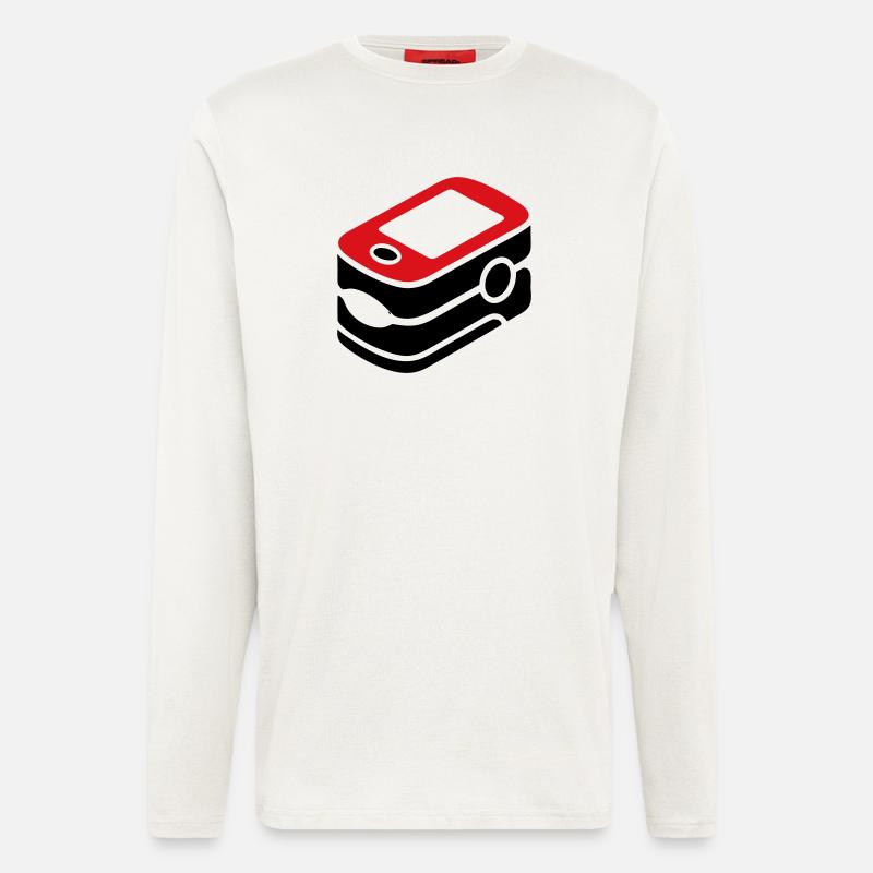 Pulse Oximeter Oxygen Medicine - Longsleeve - made by SPREAD  - OFF WHITE