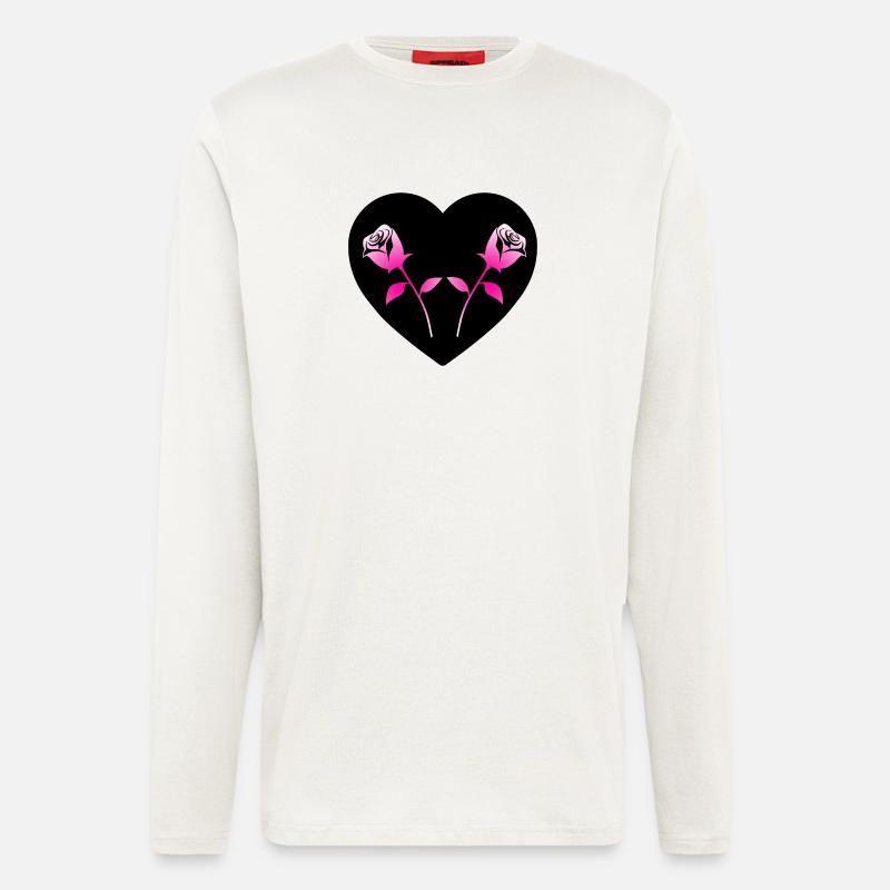 Rosen - Langarmshirt - made by SPREAD  - OFF WHITE
